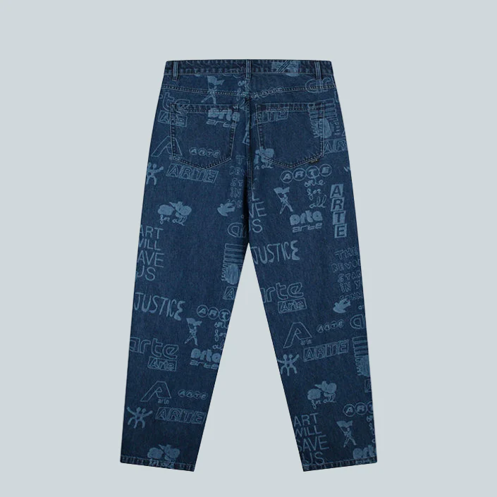 ART SAVES PANTS - DENIM - Image 2