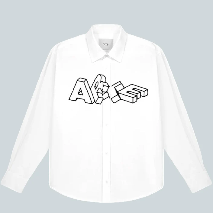 ARTE BLOCKS SHIRT - WHITE