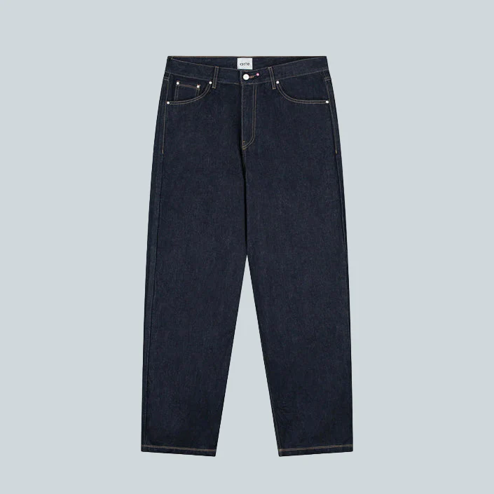 BASIC JEANS PANTS - DENIM