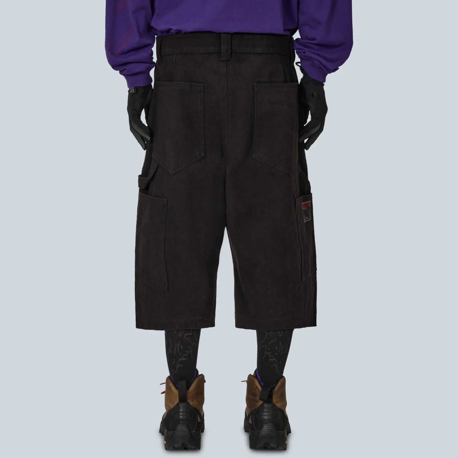 ASH CANVAS SHORT - WASHED BLACK - Image 4