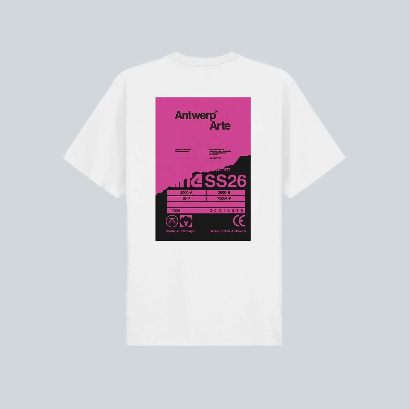 BACK POSTER TSHIRT - WHITE