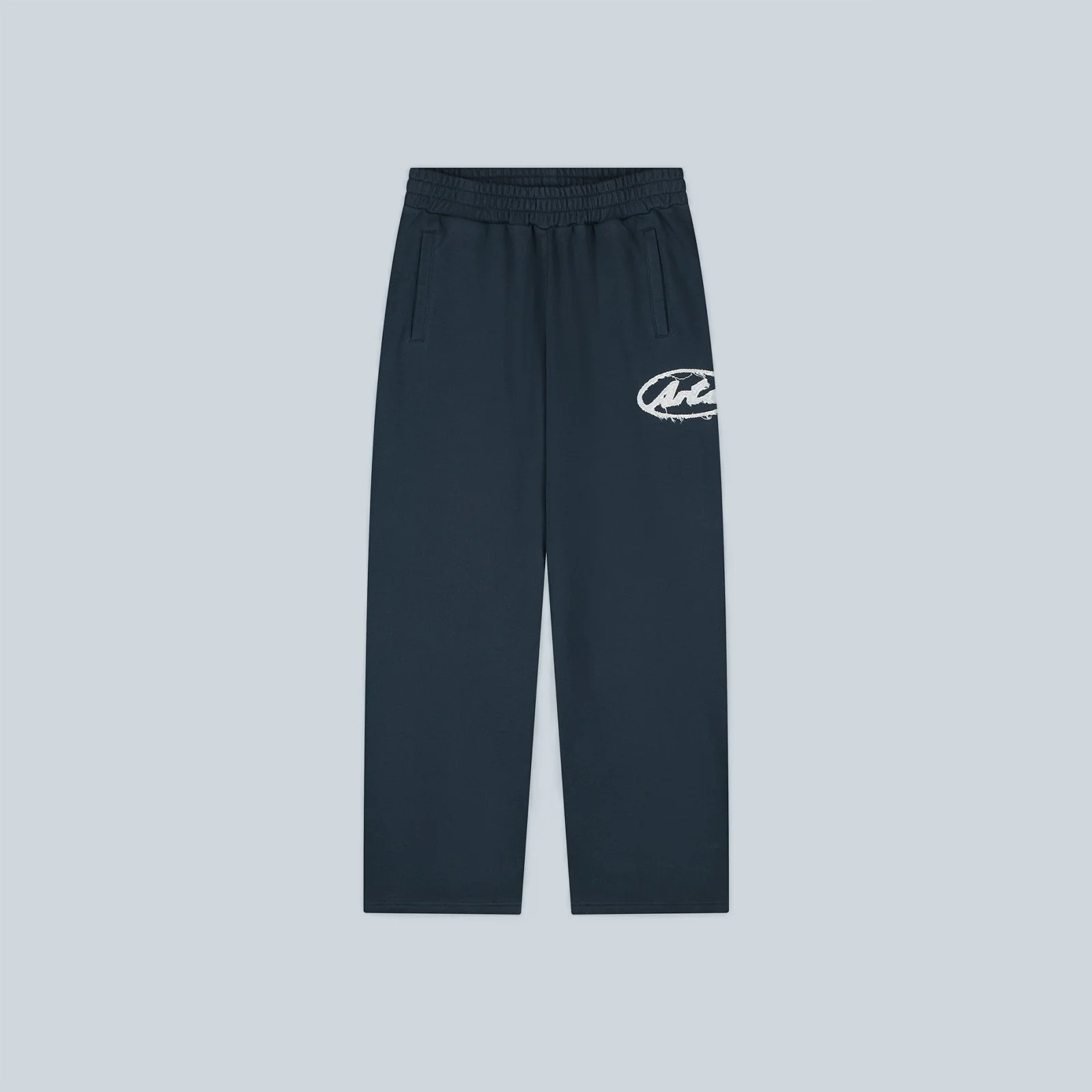 CIRCLE PATCH LOGO SWEATPANTS - NAVY
