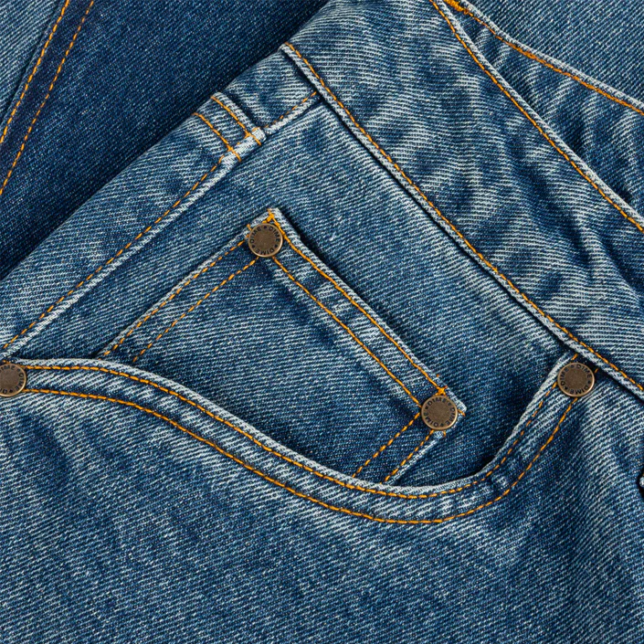 BAGGY DENIM PANTS - KNOWTOMATIC BLUE - Image 3