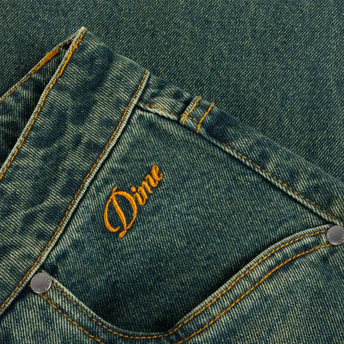 BAGGY DENIM PANTS - SANDBLASTED PINE - Image 3