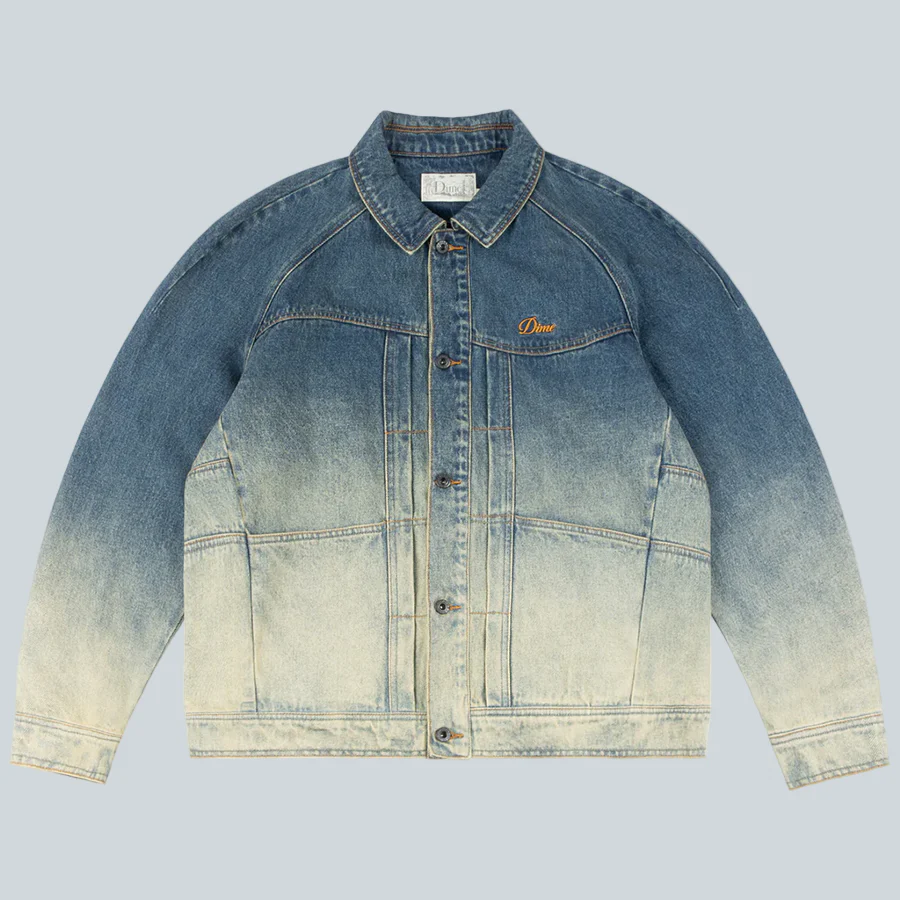 DENIM JACKET - DIPPED SANDBLASTED INDIGO
