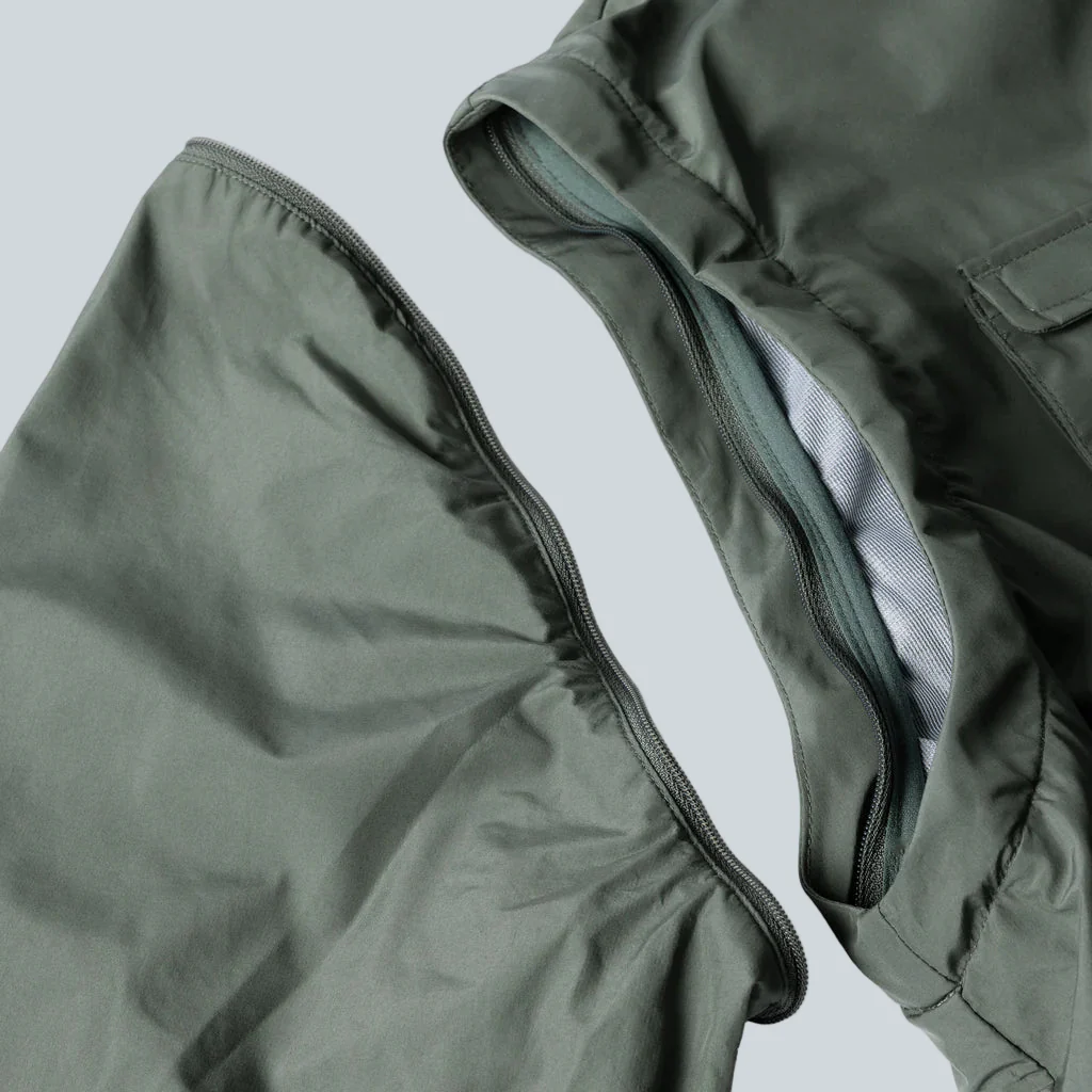 FISHING ZIP-OFF JACKET - OLIVE - Image 2