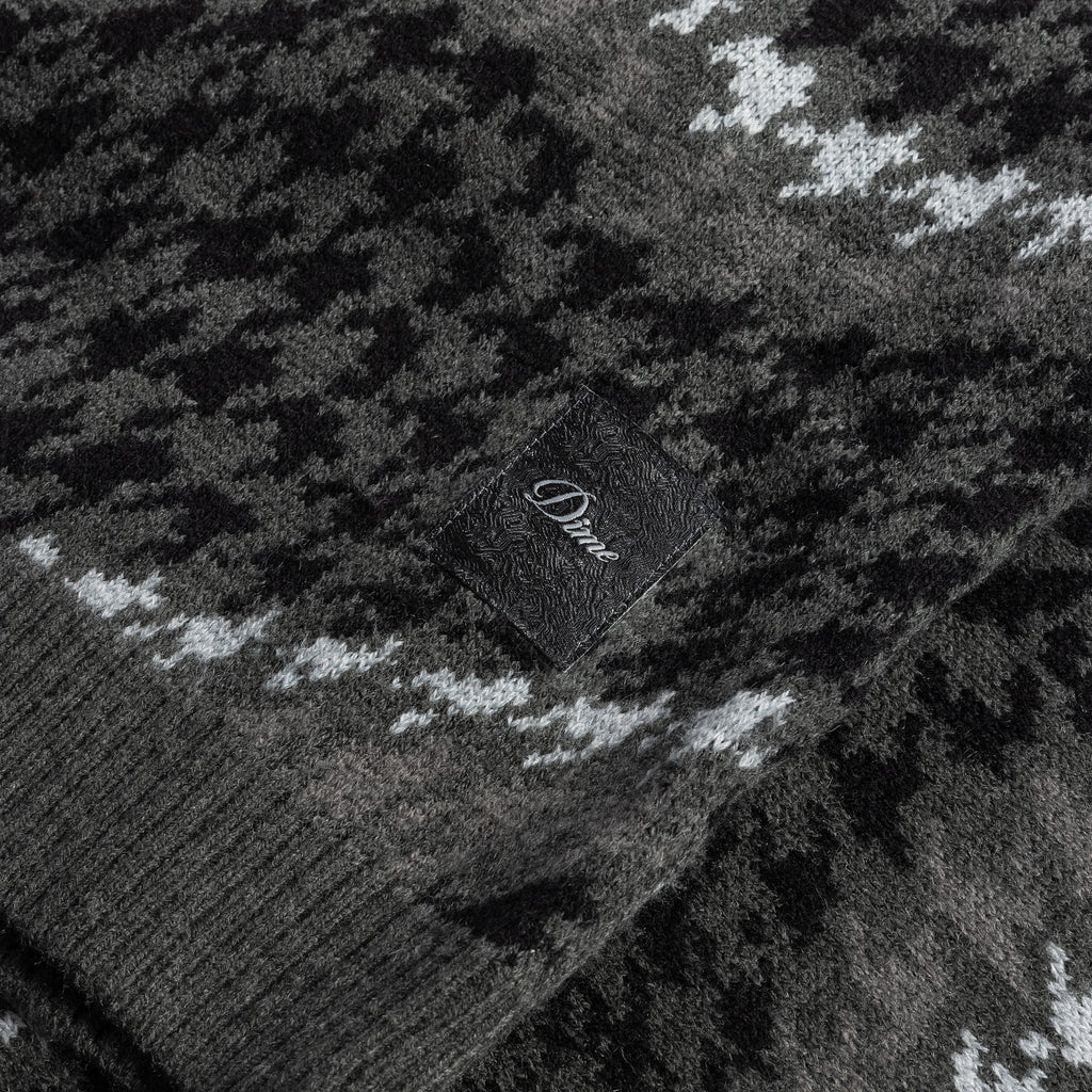 HOUNDSTOOTH KNIT - COAL - Image 4