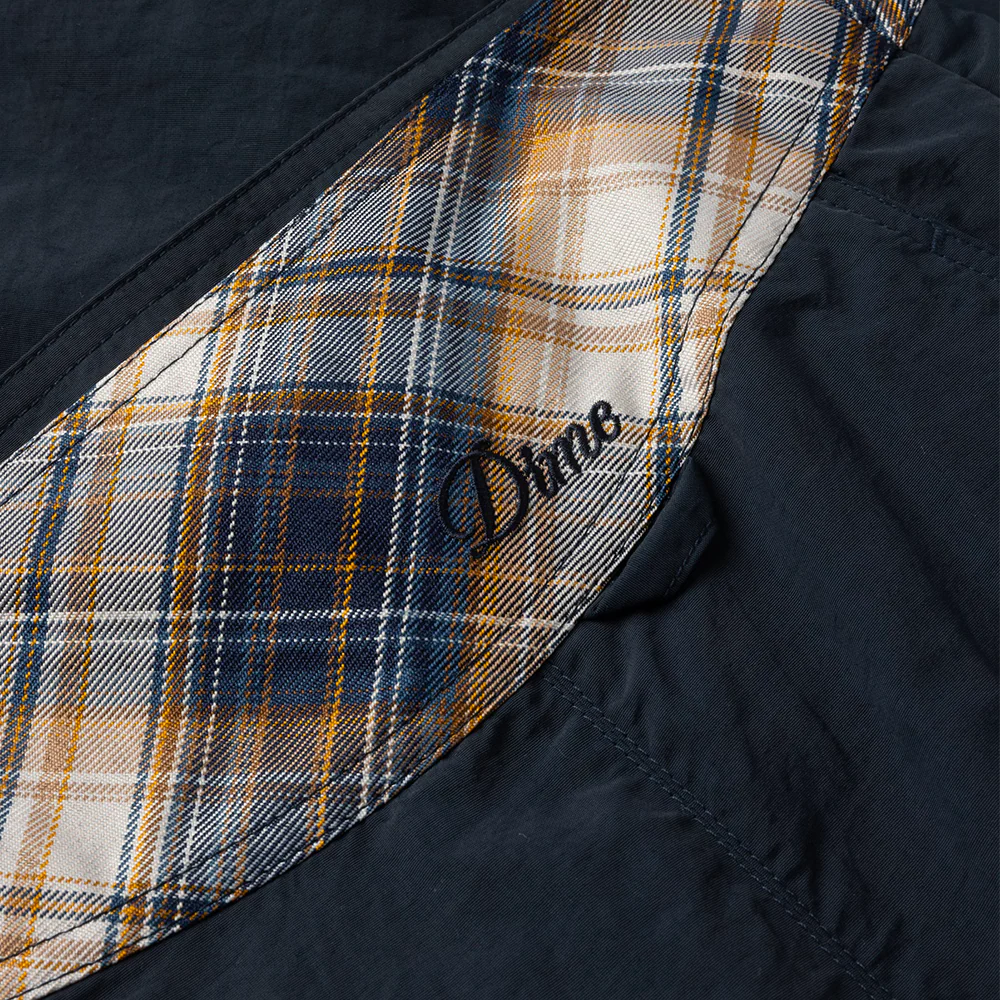 PLAID TECH SKIRT - NAVY - Image 2