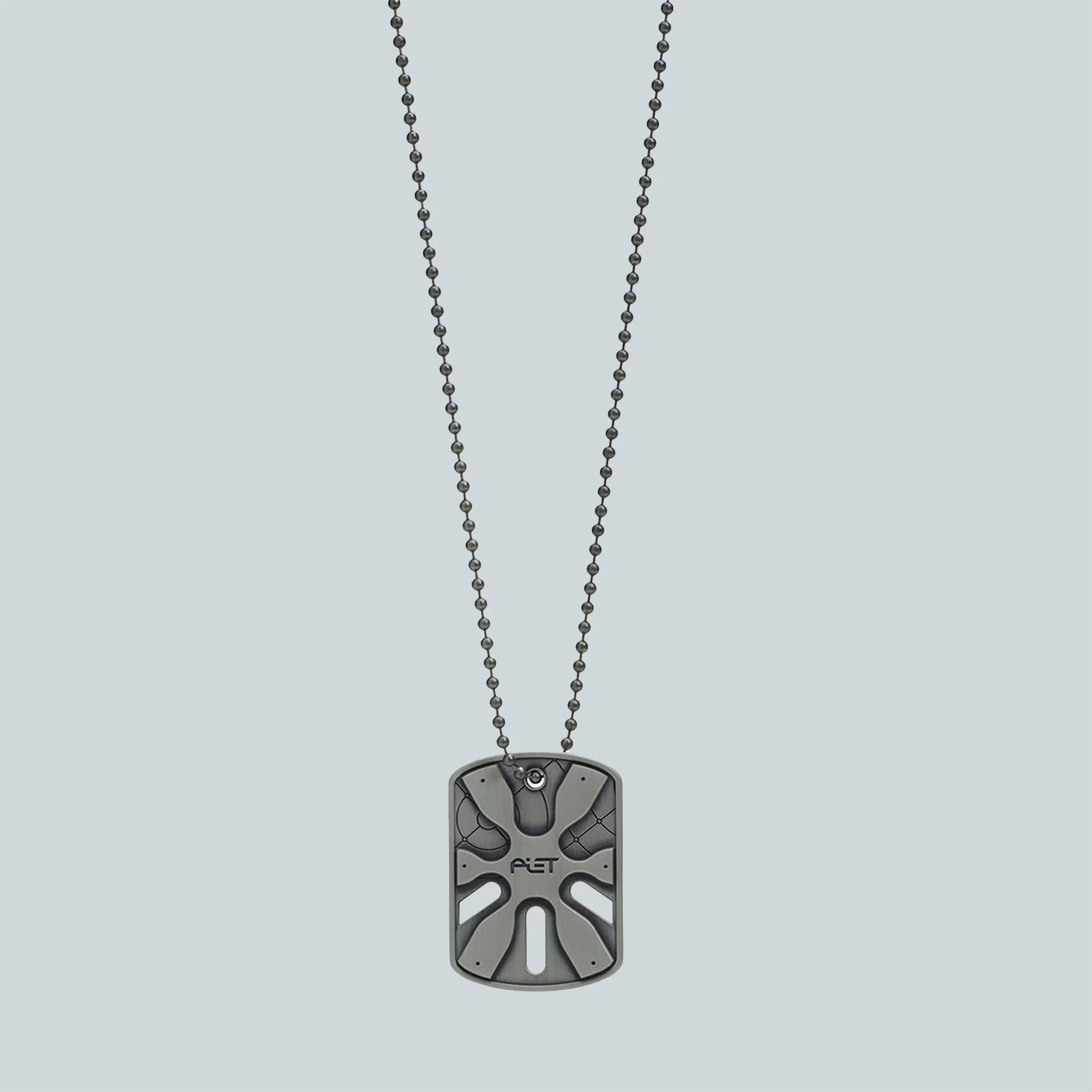 DOG TAG - ANTIQUE SILVER