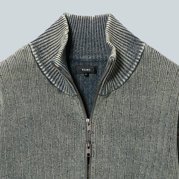 FADE STAND FULL ZIP - NAVY - Image 3
