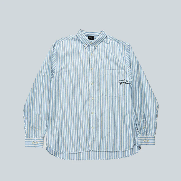 BB OXFORD SHIRT - BLUE WHITE