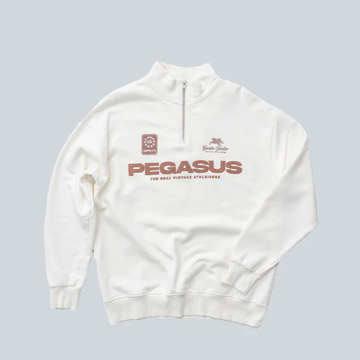 NEW PEGASUS HALFZIPPER - BUTTER
