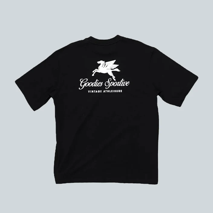 PEGASUS TEE - BLACK - Image 2