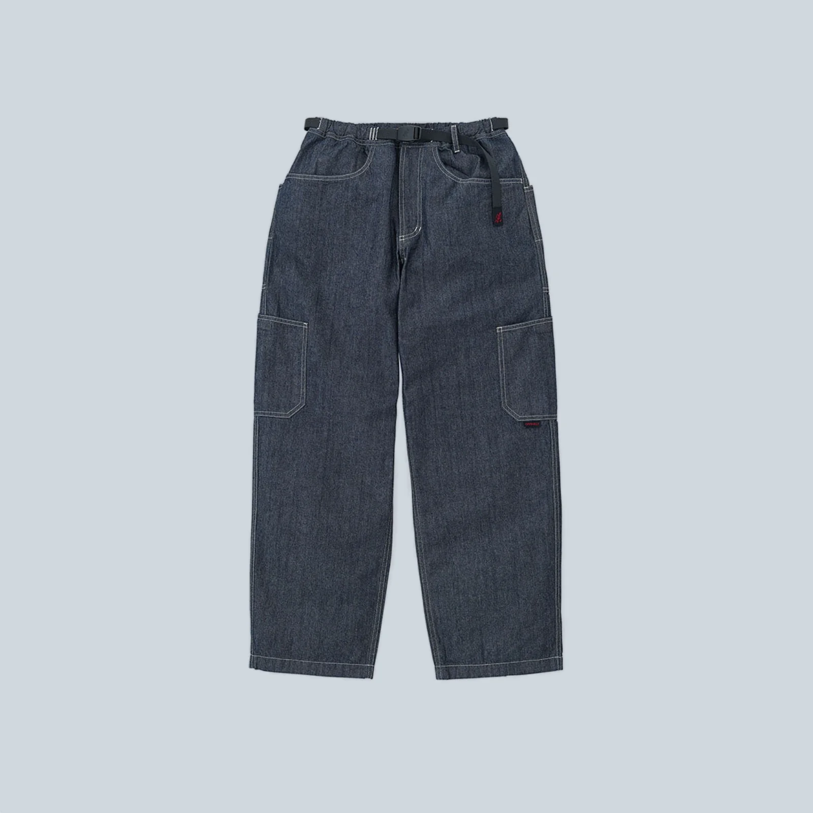 JAPANESE CHAMBRAY ROCK SLIDE PANT - NAVY