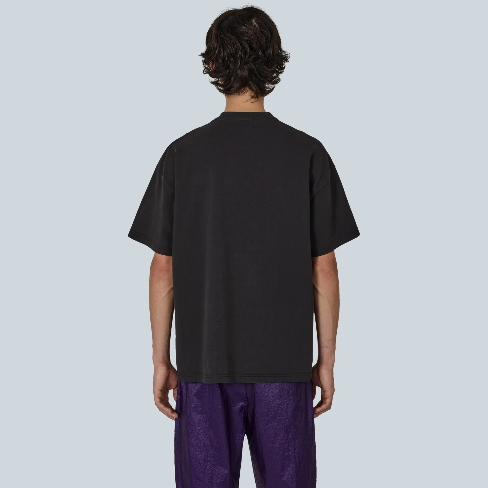 LOGO T-SHIRT - WASHED BLACK - Image 4