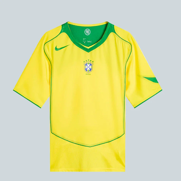 BRAZIL REISSUE SHORT SLEEVE JERSEY - YELLOW / GREEN