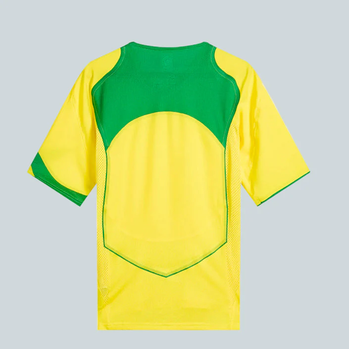 BRAZIL REISSUE SHORT SLEEVE JERSEY - YELLOW / GREEN - Image 2