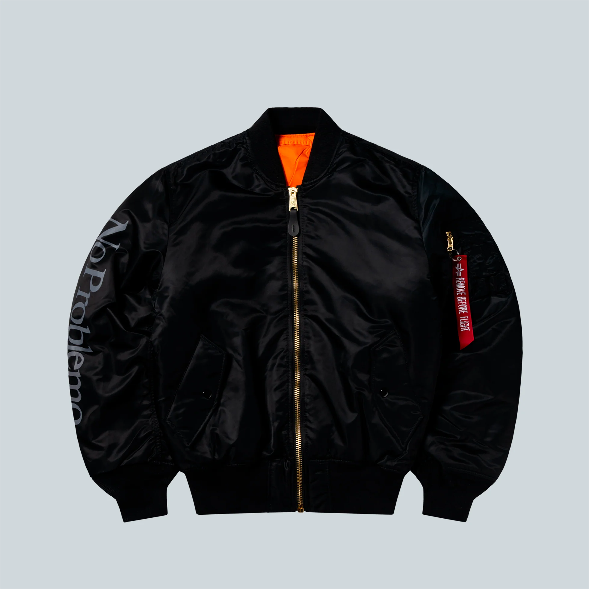 NO WAR MA-1 - BLACK