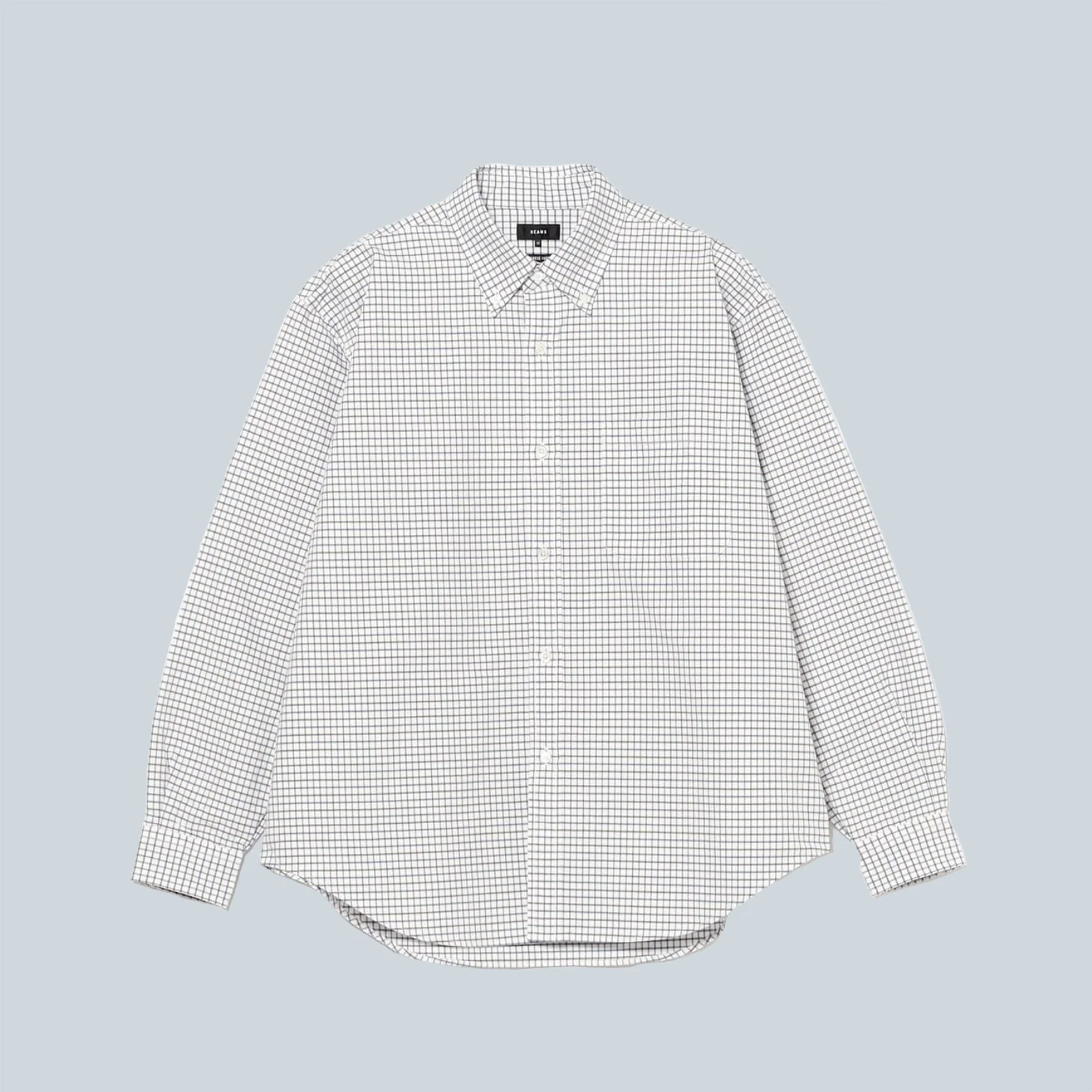 OXFORD BUTTON DOWN SHIRT - BL PUR CHK