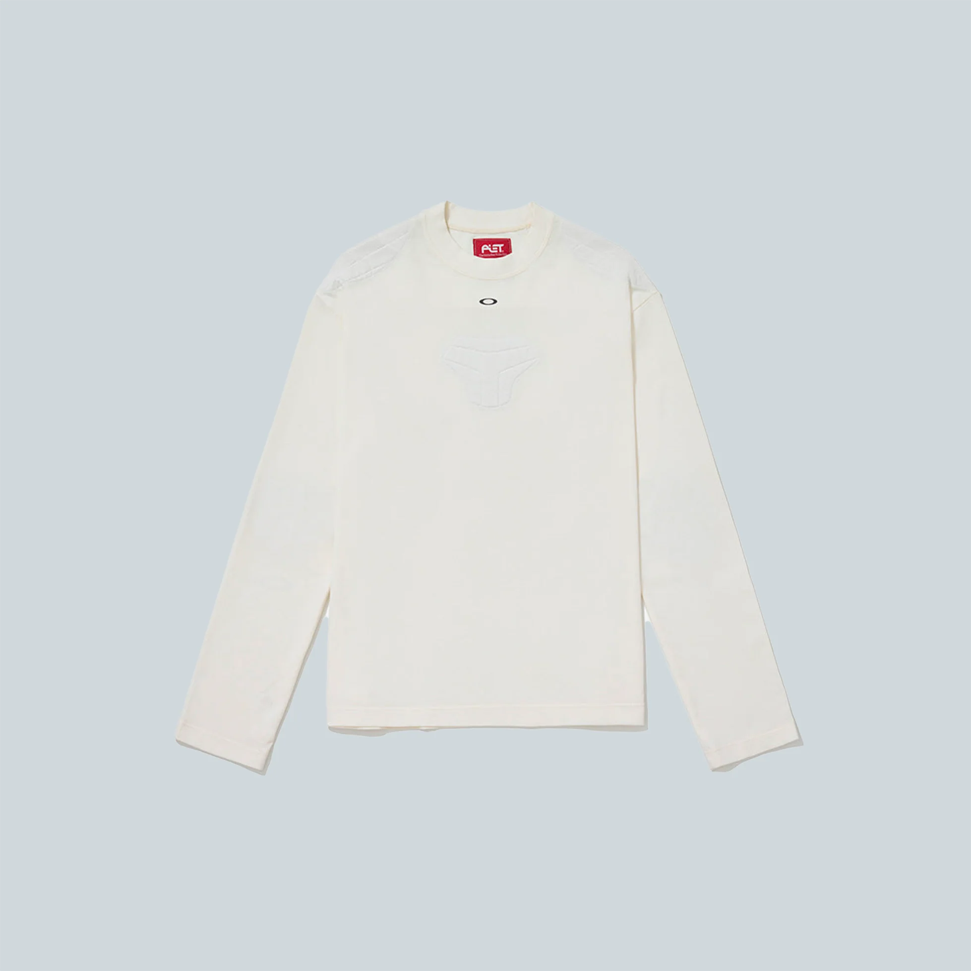 PADDED LONG SLEEVE TSHIRT - BONE WHITE