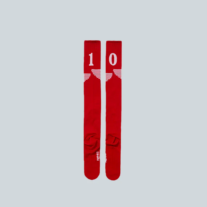 SOCCER SOCKS - RED - Image 2
