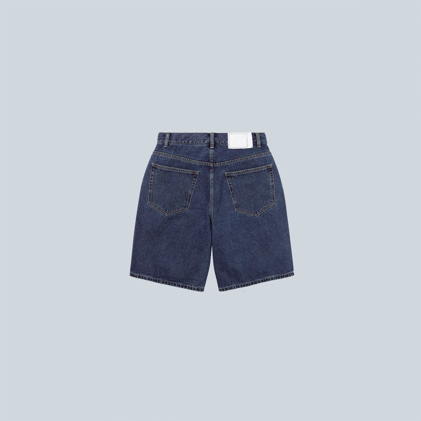 RELAXED DENIM SHORT - BLUE - Image 2