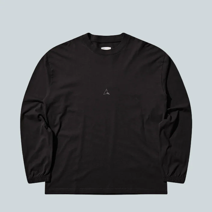 LOGO ORGANIC LONG SLEEVE - BLACK