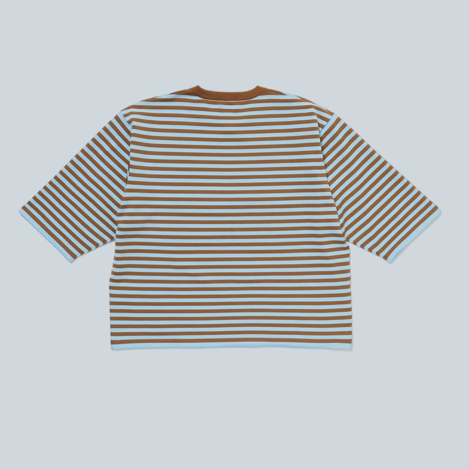 SHORT KNIT TEE - LIGHT BROWN - Image 2