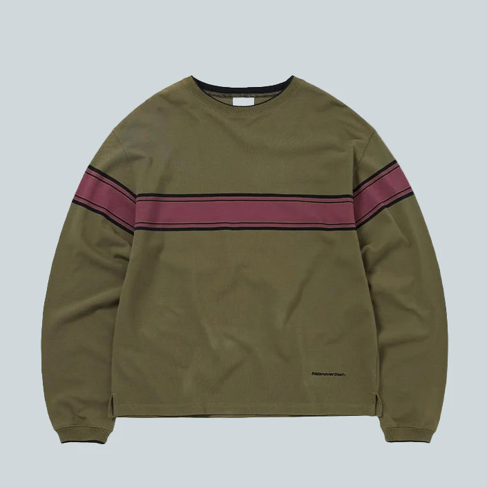 PK LINE L/S TEE - OLIVE